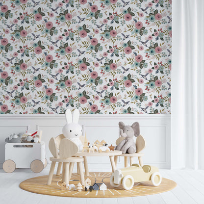 Blue Peony Wallpaper