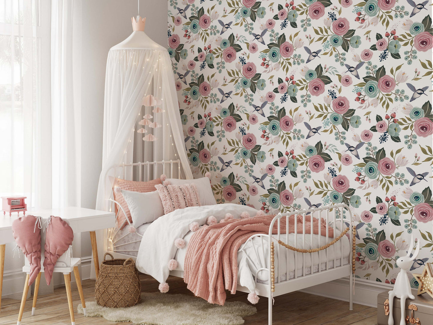 Blue Peony Wallpaper