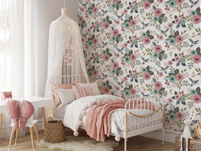 Blue Peony Wallpaper