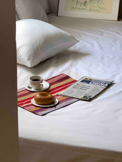Retro Stripe Placemat Set of 4 Pcs for Table Setting