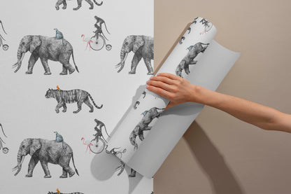 Tropical Animals sketch Wallpaper