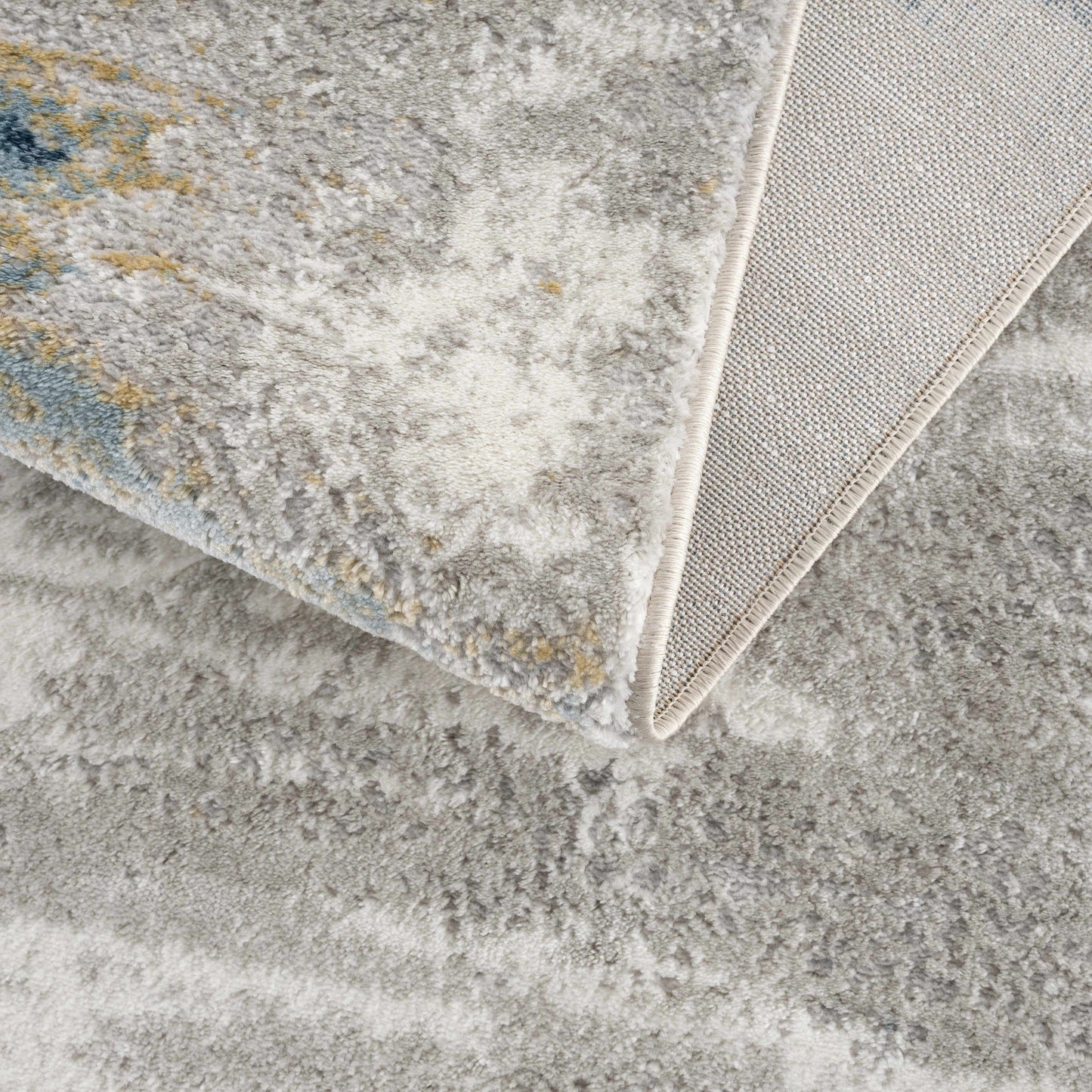 Live Marble Blue Area Rug
