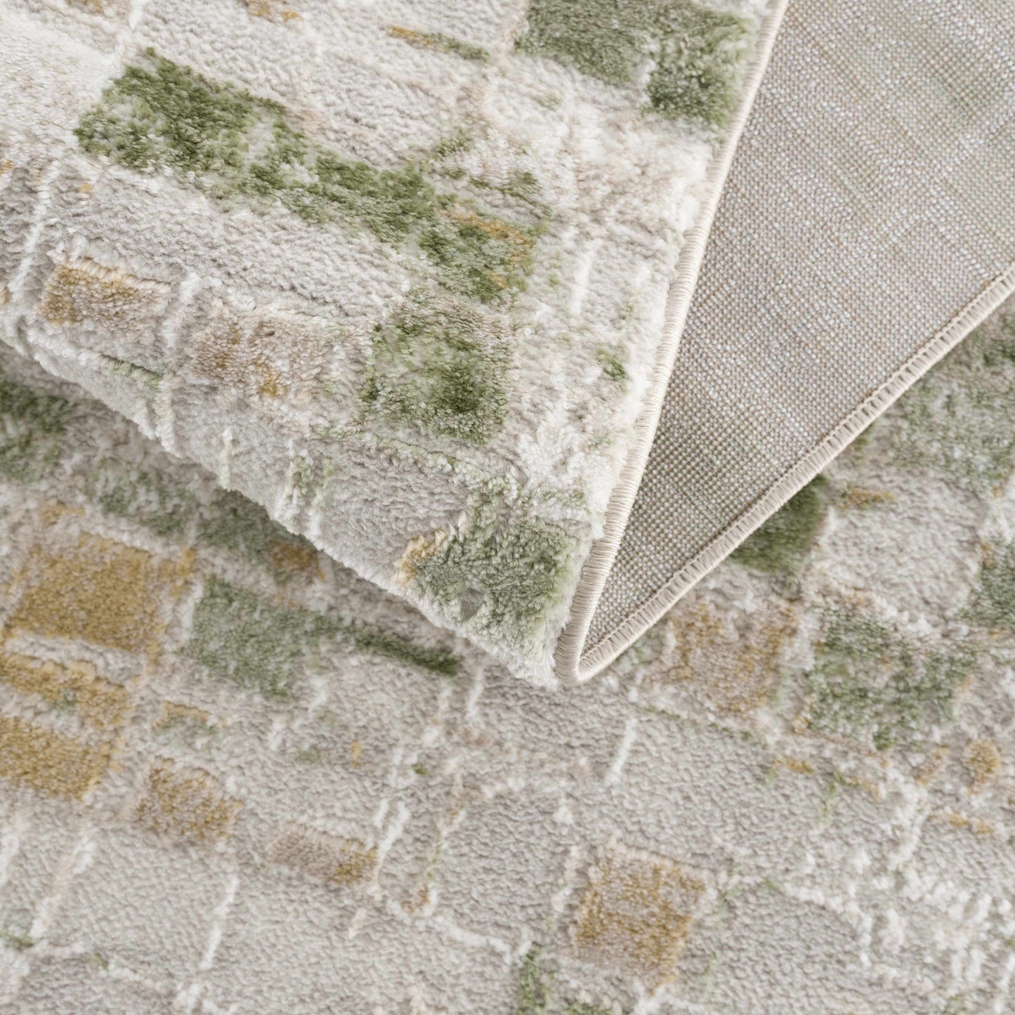 Liveri Abstract Green Area Rug