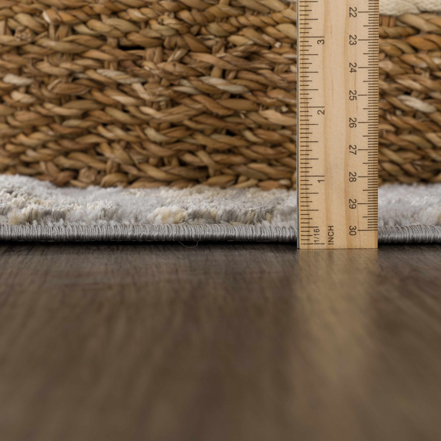 Live Marble Gray & Gold Area Rug