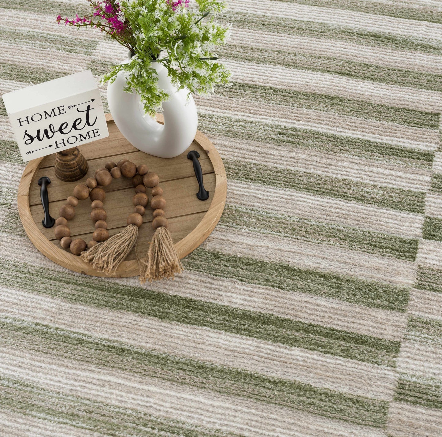 Liverpool Broken Striped Area Rug