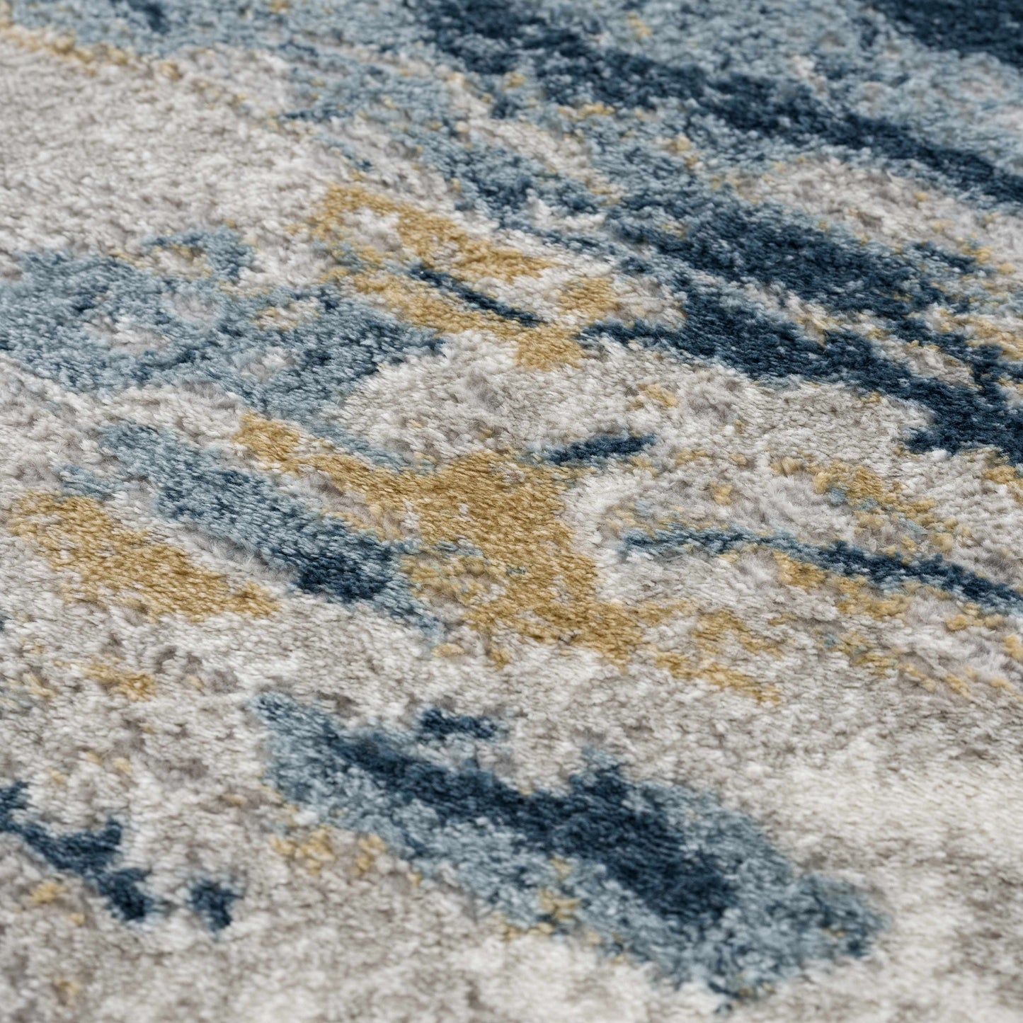 Live Marble Blue Area Rug