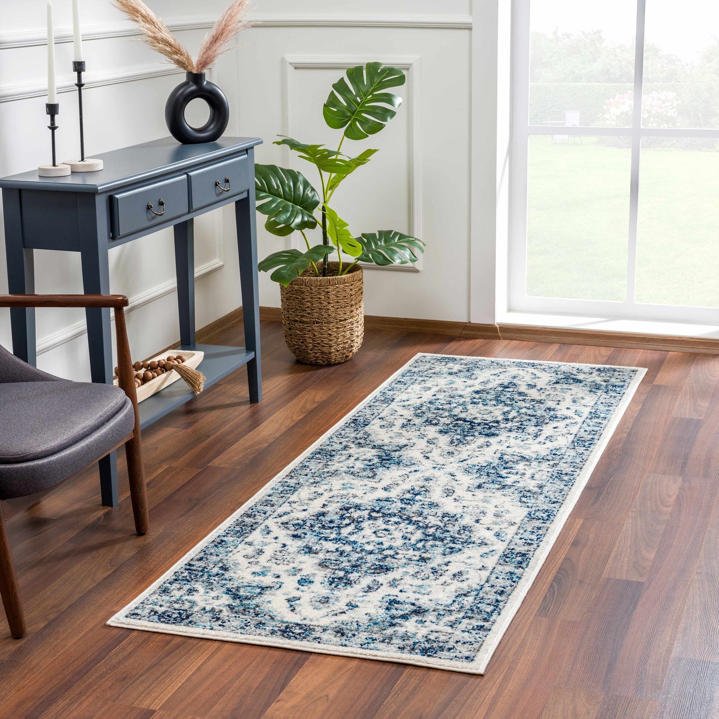 Istanbullu Blue Area Carpet - Clearance