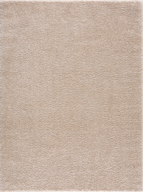 Heavenly Solid Dark Beige Plush Rug - Clearance