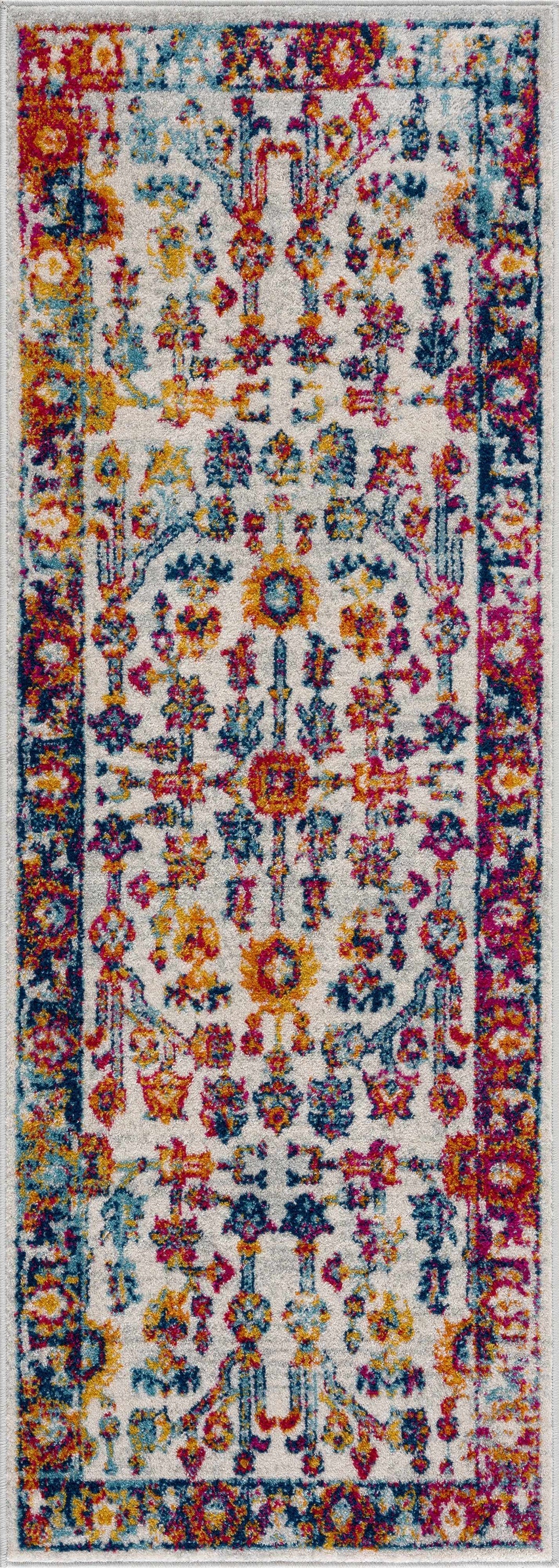 Istanbul Vintage Orange Area Carpet - Clearance