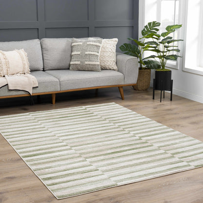 Liverpool Broken Striped Area Rug