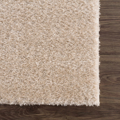 Heavenly Solid Dark Beige Plush Rug - Clearance