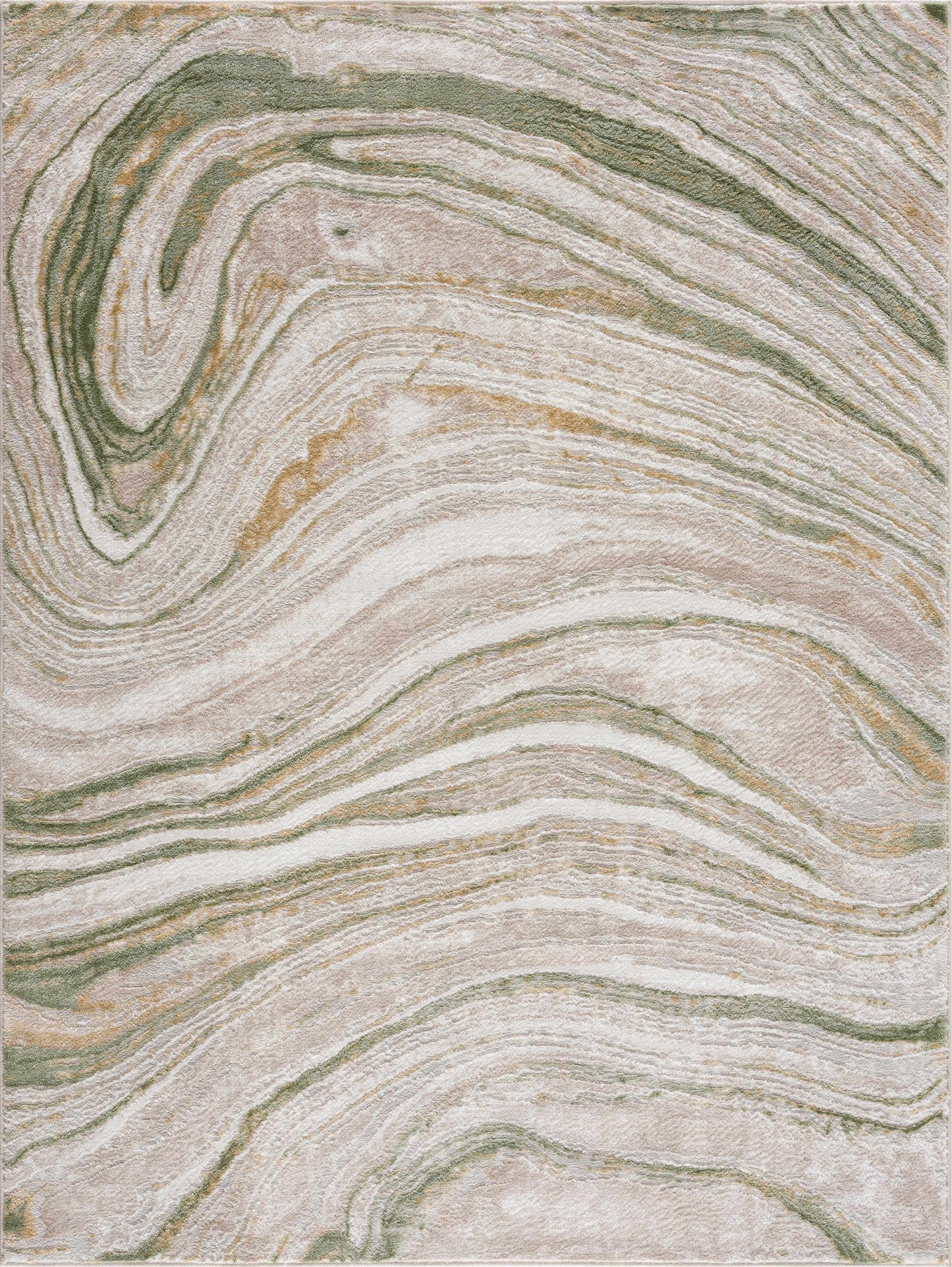 Live Marble Green Area Rug
