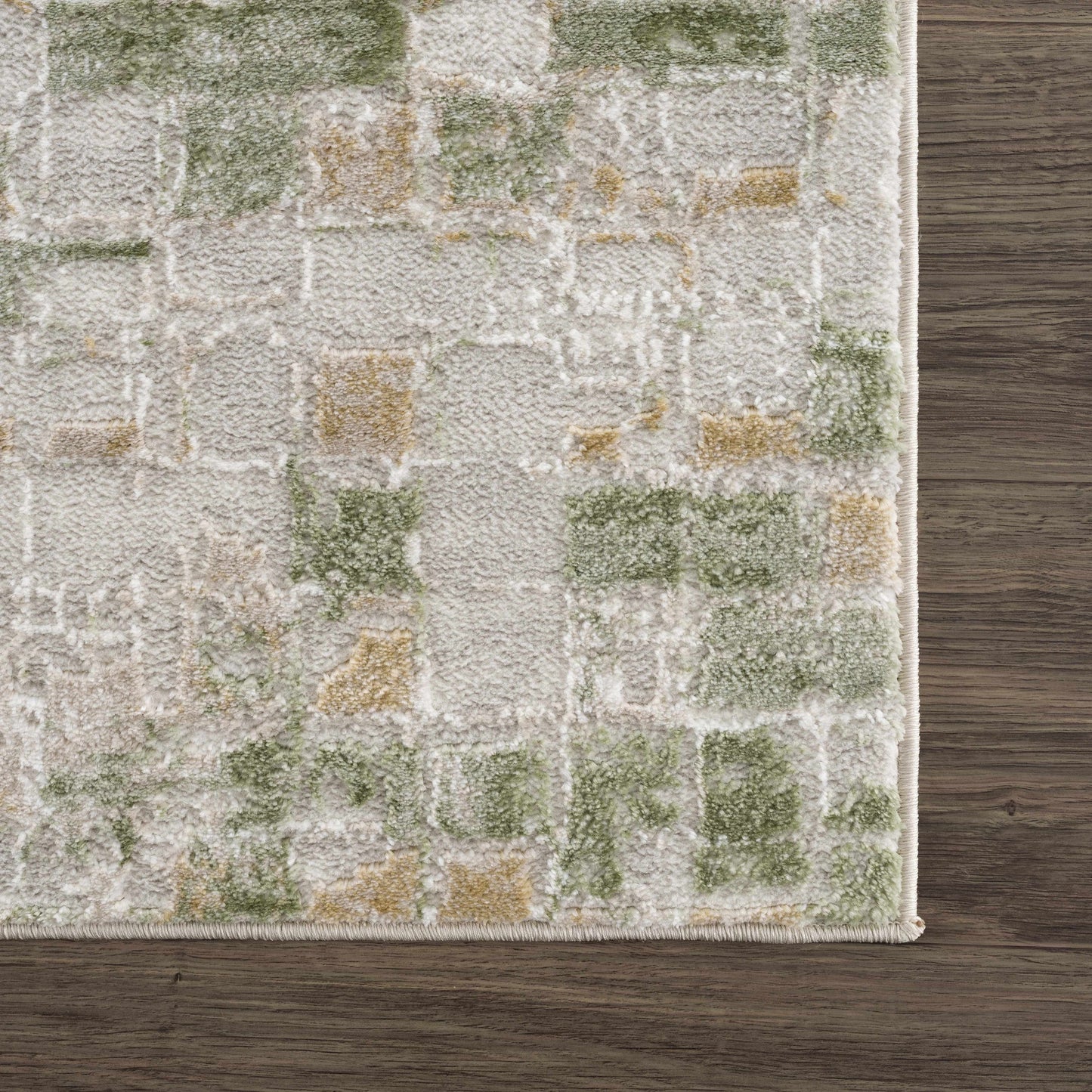 Liveri Abstract Green Area Rug