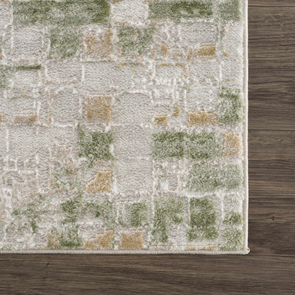 Liveri Abstract Green Area Rug