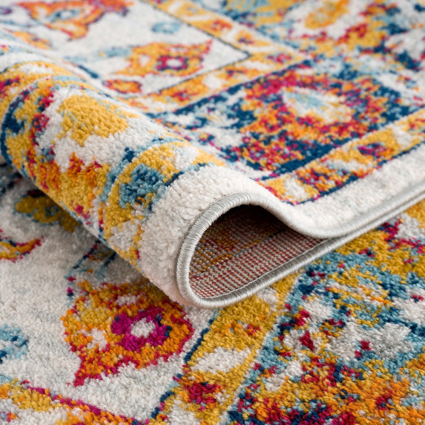 Istanbul Vintage Orange Area Carpet - Clearance