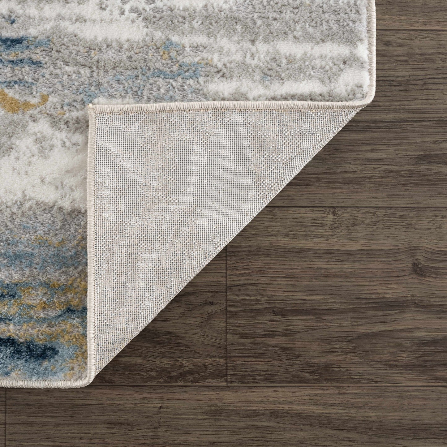 Live Marble Blue Area Rug