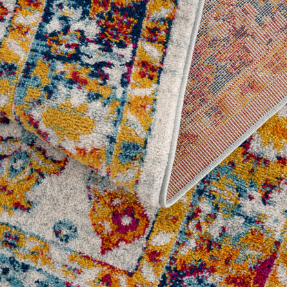 Istanbul Vintage Orange Area Carpet - Clearance