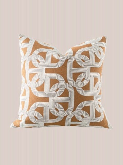 Safari Decorative Terracotta Throw Pillowcase, Earthy Tone Modern Fall Decors