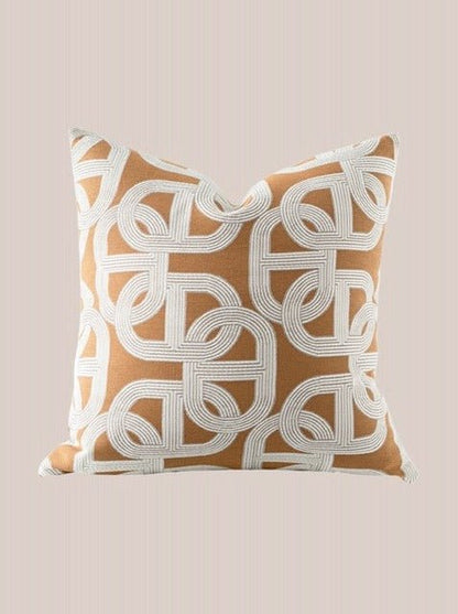 Safari Decorative Terracotta Throw Pillowcase, Earthy Tone Modern Fall Decors