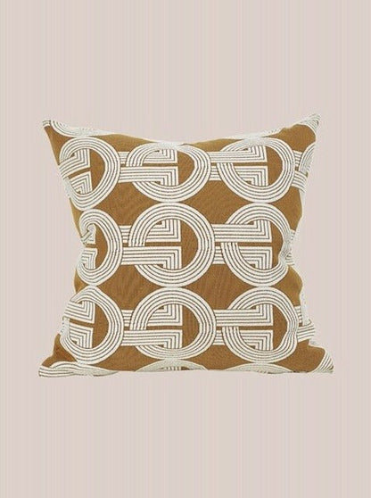 Safari Decorative Terracotta Throw Pillowcase, Earthy Tone Modern Fall Decors