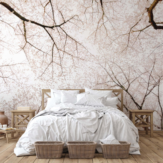 Cherry blossom mural