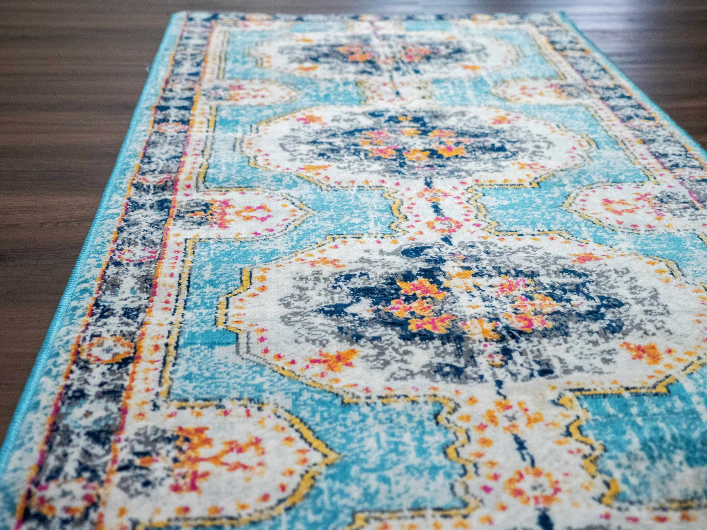 Tigried Turquoise 2308 Area Rug - Clearance
