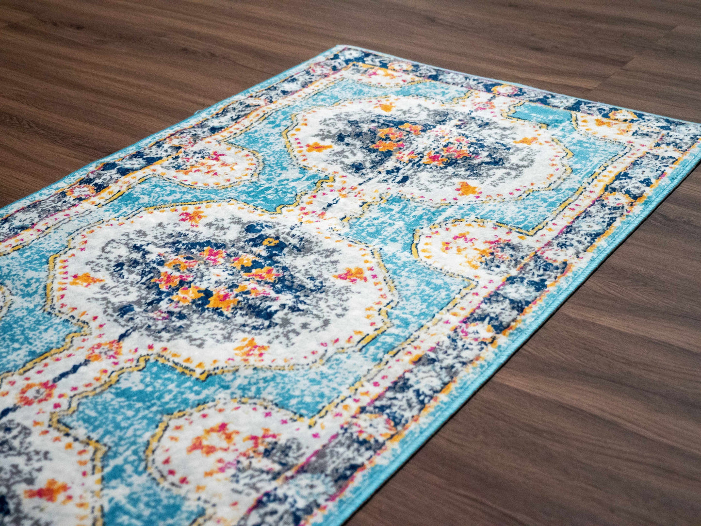 Tigried Turquoise 2308 Area Rug - Clearance