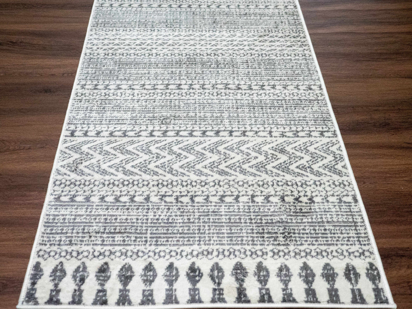 Tigri Aztec Ivory & Gray Area Rug Collection for Living Room and Dining Spaces Home Decor Accent