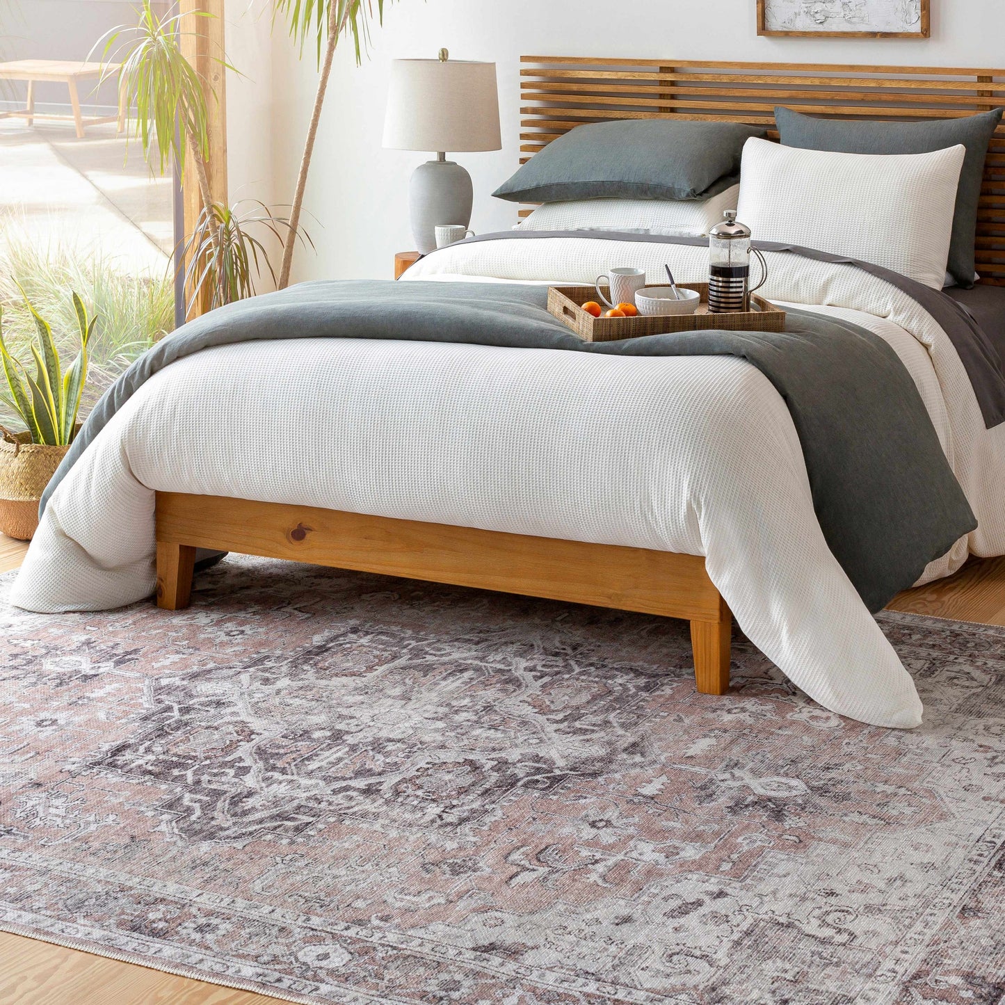 Fatih Washable Area Rug