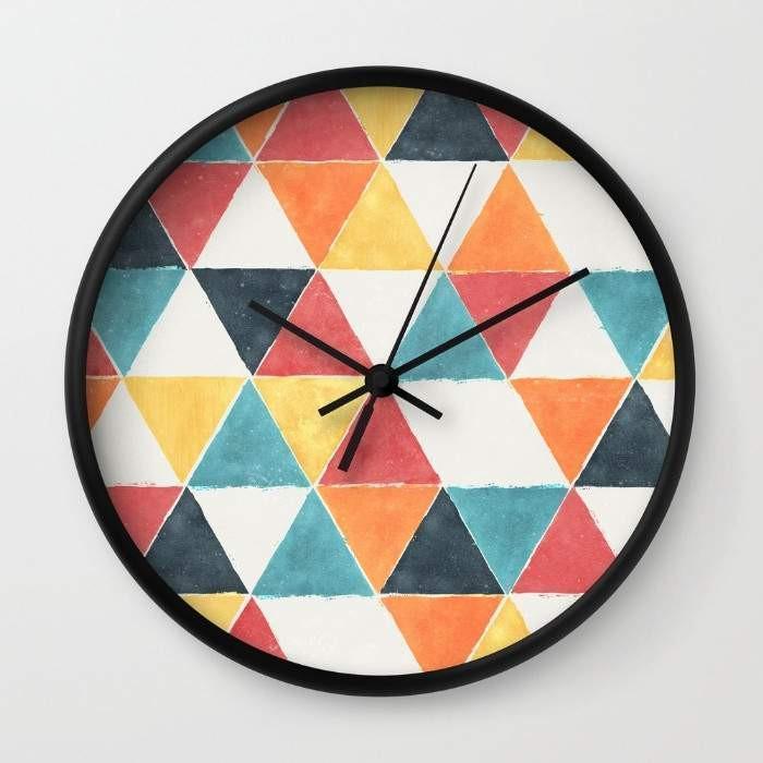 Decorative Wall Clocks Collection – Typography, Floral, Map, Camera & Abstract