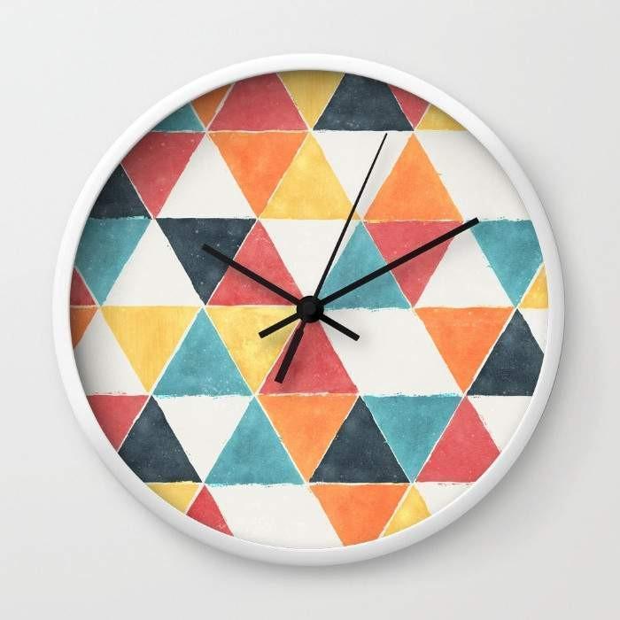 Decorative Wall Clocks Collection – Typography, Floral, Map, Camera & Abstract